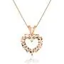 Gin & Grace 10K Rose Gold Genuine Pink Morganite Gemstone Pendant Necklace for Women Gin & Grace 10K Rose Gold Genuine Pink Morganite Gemstone Pendant Necklace for Women