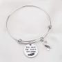WSNANG Cancer Awareness Bracelet Cancer Survivor Gift She Wore Her Scars Like Wings Bracelet Inspirational Recovery Jewelry Support Cancer Gifts for Her