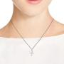 AeraVida Egyptian Hieroglyph Ankh .925 Sterling Silver Pendant Necklace