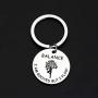 Gzrlyf Yoga Keychain Meditation Gifts for Yoga Lovers Yoga Instructor Yogi Gifts I am Rooted but I Flow
