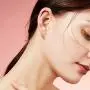 YADOCA 14 Pairs Stainless Steel Ear Cartilage Piercing Earrings Helix Tragus Barbell for Women Men Moon Star Heart Flower CZ Stackable Cartilage Earrings Set Silver-tone Rose Gold-tone Rose Gold-tone