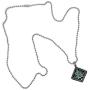 Marijuana Jewelry weed Leaf Hippie Jewelry Amulet Charm Silver Pewter Mens Pendant Necklace for men w Silver Ball Chain