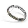 Silver plated Catholic Saints Stretch Wrist Bangle Bracelets with Assorted Color Images of Saints, Jesus and Mary, Stretchable Bracelet I Catholic Gifts Religious unisex bracelet with saints.