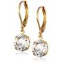 1928 Jewelry Swarovski Crystal Lever-Back Drop Earrings