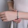 925 Sterling Silver Mutual Attraction Rope Braided Couple Distance Bracelets Vows Of Eternal Love Charm Pendants With Magnetic Bells 2 PCS Gift Jewelry Set For Women Men …