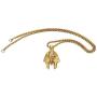 JAJAFOOK Egyptian Jewelry Pharaoh King Pendant Gold Chain Men Necklace