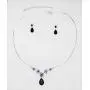 Faship Gorgeous Rhinestone Crystal Floral Necklace Earrings Set Faship Gorgeous Rhinestone Crystal Floral Necklace Earrings Set