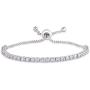 Victoria Townsend Cubic Zirconia Elegant Adjustable Tennis Bracelet for Women