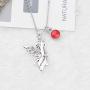 WSNANG Phoenix Rising Rebirth Jewelry Phoenix Necklace Inspirational Phoenix Gift for Phoenix Lovers Graduates Gifts