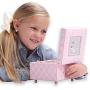 Girls Luxury Pink Music Jewelry Box with Ballerina and Little Girls Sterling Silver Heart Necklace