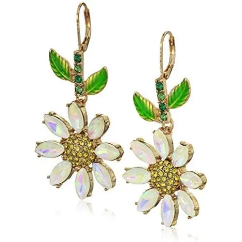 Betsey Johnson Daisy Drop Earrings Betsey Johnson Daisy Drop Earrings