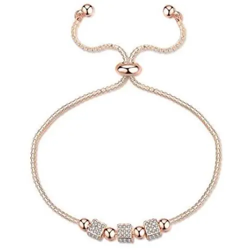 Silver Best Friend Bracelet for Women - Adjustable Bracelets with Dice Diamond Fashion Jewelry Birthday Gifts for Women Girls Silver Best Friend Bracelet for Women - Adjustable Bracelets with Dice Diamond Fashion Jewelry Birthday Gifts for Women Girls