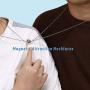 UNGENT THEM Magnetic Couples Necklaces Attraction Matching Friendship Necklace Set Jewelry Gift for Women Men Boyfriend Girlfriend Him Her Best Friends