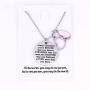 Aibeads You are Braver Than You Believe Awareness Necklace Birthstone Graduation Gift Best Friend Encouragement Gifts