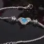 CiNily Opal Heart Bracelet for Women Girls 18K Gold Plated Adjustable Bracelets for Her CiNily Opal Heart Bracelet for Women Girls 18K Gold Plated Adjustable Bracelets for Her