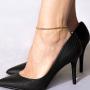 Lifetime Jewelry 2.3mm Box Chain Anklet for Women & Girls 24k Real Gold Plated