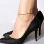 Lifetime Jewelry 2.3mm Box Chain Anklet for Women & Girls 24k Real Gold Plated Lifetime Jewelry 2.3mm Box Chain Anklet for Women & Girls 24k Real Gold Plated