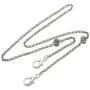 Brenda Elaine Jewelry Womens Mask Lanyard/Necklace with Ornate Beads, Silver, Copper, Brass Brenda Elaine Jewelry Womens Mask Lanyard/Necklace with Ornate Beads, Silver, Copper, Brass