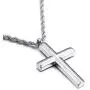 Molike Simple Stainless Steel Cross Pendant Necklace Men Women, 20-24 Inch Twist Rope Chain Molike Simple Stainless Steel Cross Pendant Necklace Men Women, 20-24 Inch Twist Rope Chain