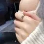 Gold Ring Women Teen Girls Rings 18K Gold Plated Titanium Steel with Cubic Zirconia Stones Ring Gift for Valentines Day Birthday