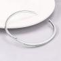 UJOY Fashion Jewelry Adjustable Silver Gold Bracelets Opening Cuff Bangle for Girls Women ABP