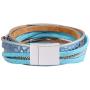 GelConnie Women Leather Wrap Bracelet Multilayer Braided Bracelet Boho Cuff Bracelet Bohemian Jewelry for Wife，Sister, Daughter