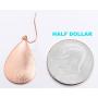 HUIMEI Fishhook Teardrop Earrings with Brushed Finished Dangle Earrings