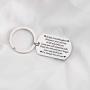 FUSTMW to My Grandson Granddaughter Gift Keychain Pendant from Grandpa/Grandma Grandchild Jewelry Birthday Graduation Gift
