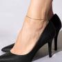 Lifetime Jewelry 1.5mm Snake Chain Anklet for Women & Girls 24k Real Gold Plated