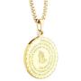 KUIYAI Serenity Prayer Necklace God Grant Me Praying Hands Necklace Medal Pendant Christian Gift