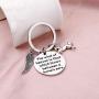 HOLLP Inspirational Horse Quotes The Wind of Heaven is That Which Blows Between A Horse’s Ears Keychain Horse Jewelry Equestrians Gift for Equestrian Horse Rider Lovers