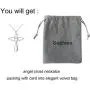 Sepfavo Guardian Angel Cross Pendant Stainless Steel Necklace Jewelry Gifts for Women Teen Girls Sepfavo Guardian Angel Cross Pendant Stainless Steel Necklace Jewelry Gifts for Women Teen Girls