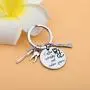 CENWA Dentist Gift Dental Hygienist Gift Dental Keychain Coffee Scrubs and Rubber Gloves Dentist Jewelry Graduation Gift for DH Dentist Assistant