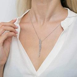 ENZOMAR River Necklace and Earring Sets for Women - Bridal Jewelry Set for Wedding, Engagement Gifts for Women, Bridesmaids Gifts for Wedding, Big Sister Necklace, Grandma Necklace, Wife Birthday Gift, Anniversary Gift, Mom Gifts, Mothers Day Gifts