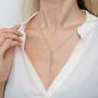 ENZOMAR River Necklace and Earring Sets for Women - Bridal Jewelry Set for Wedding, Engagement Gifts for Women, Bridesmaids Gifts for Wedding, Big Sister Necklace, Grandma Necklace, Wife Birthday Gift, Anniversary Gift, Mom Gifts, Mothers Day Gifts