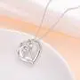 Unicorn Necklace Sterling Silver Forever Love Unicorn in Heart Pendant Necklace for Women Girlfriend Daughter Gift Unicorn Necklace Sterling Silver Forever Love Unicorn in Heart Pendant Necklace for Women Girlfriend Daughter Gift