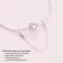 Pandora Jewelry Silicone Grip Sterling Silver Safety Chain Pandora Jewelry Silicone Grip Sterling Silver Safety Chain