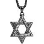 HZMAN Magen Star of David Pendant Necklace Women Men Chain Silver Stainless Steel Israel Necklace HZMAN Magen Star of David Pendant Necklace Women Men Chain Silver Stainless Steel Israel Necklace