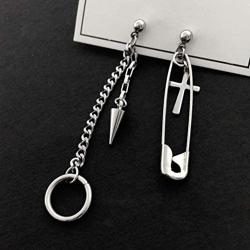 Mshion Bangtan Boy Album BTS SUGA Stud Punk Earrings for Women Men