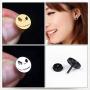 Jack Skull Stud Earrings For Men Stainless Steel Earrings for Women Mens Punk Style Hip Hop Jewelry with Gift Box