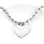 iGirl Heart Pendant Necklaces for Women and Girls Harajuku Streetwear Choker Stainless Steel Chain Jewelry Gifts