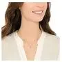 Swarovski Jewelry Rose-Gold Tone White Sparkling Dance Heart Necklace