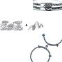 Mutual Attraction Rope Braided Couple Bracelets Charm Pendants with Magnetic Bells 2 PCS Gift Jewelry Set for Women Men …