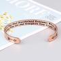 Whenever You Feel Overwhelmed Remember Whose Straighten Your Crown Bracelet, Engraved Inspirational Bracelets Personalized Gift for Mom, Daughter, Granddaughter, Sister, Best Friend, Women and Girls