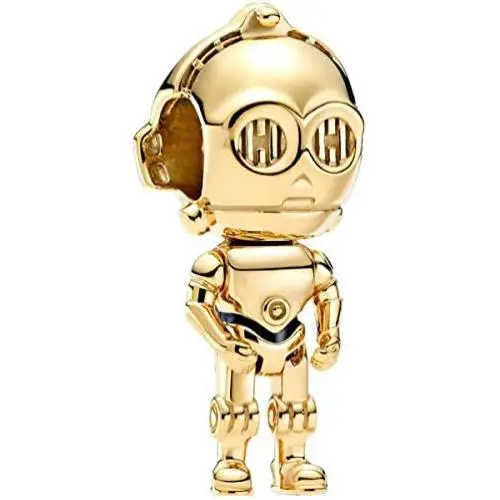 Annmors Star War, The Child,Yoda Charm Black Enamel Charm fits Pandora Charms Bracelets for Woman-925 Sterling Silver Dangle Pendant,Jewelry Gifts for Women Bracelet&Necklace
