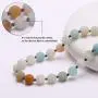 8mm Natural Amazonite & Blue Goldsand Long Beaded Necklace Wrap Bracelet Handmade Jewelry for Women Men 8mm Natural Amazonite & Blue Goldsand Long Beaded Necklace Wrap Bracelet Handmade Jewelry for Women Men