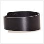 Mgutillart Punk Alloy Buckle Cuff Wristband Wide Leather Bracelet