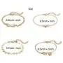 Dremcoue 12 Pcs Dainty Bracelets Set for Women Girls Handmade Simple Cute Charm Chain Bracelet Adjustable Bracelet Set