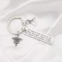 FUSTMW Nurse Gift Nurse Keychain RN Charm Nursing Graduation Gift Medical Jewelry Nurse Inspirational Gifts