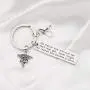 FUSTMW Nurse Practitioner Gift NP Key Chain NP Gift Stethoscope Charm Jewelry Nurse Gift NP Graduation Gift for Nurse Practitioner